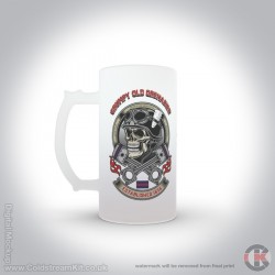 Grumpy Old Grenadier, Grenadier Guards 16oz Frosted Beer Stein Grumpy Old Grenadier, Grenadier Guards 16oz Frosted Beer Stein