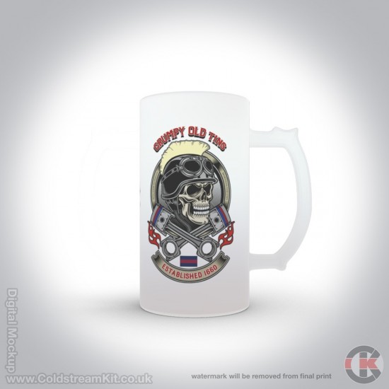 Grumpy Old Tins, Life Guards 16oz Frosted Beer Stein
