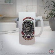 Grumpy Old Taff, Welsh Guards 16oz Frosted Beer Stein