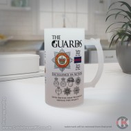 The Guards - Excellence in Action, 16oz Frosted Beer Stein The Guards - Excellence in Action, 16oz Frosted Beer Stein