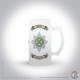 Irish Guards 16oz Frosted Beer Stein (Military Insignia)