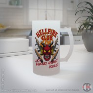 Hellfire Club, AKA Bayonet Assault Course, Stranger Things Parody, 16oz Frosted Beer Stein Hellfire Club, AKA Bayonet Assault Course, Stranger Things Parody, 16oz Frosted Beer Stein