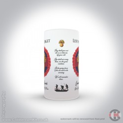 Grenadier Guards (Grenade) 'Lest We Forget'  16oz Frosted Beer Stein Grenadier Guards (Grenade) 'Lest We Forget'  16oz Frosted Beer Stein