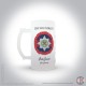 Irish Guards 'Lest We Forget'  16oz Frosted Beer Stein