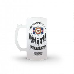 The Magnificent Seven, The Household Division, 16oz Frosted Beer Stein The Magnificent Seven, The Household Division, 16oz Frosted Beer Stein