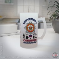 University of Caterham 16oz Frosted Beer Stein (Military Insignia) University of Caterham 16oz Frosted Beer Stein (Military Insignia)