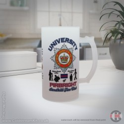 University of Pirbright 16oz Frosted Beer Stein (Military Insignia) University of Pirbright 16oz Frosted Beer Stein (Military Insignia)