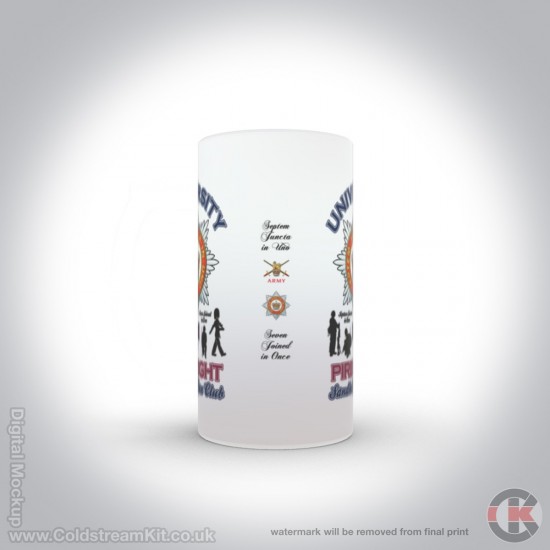 University of Pirbright 16oz Frosted Beer Stein (Military Insignia) University of Pirbright 16oz Frosted Beer Stein (Military Insignia)