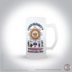 University of Pirbright 16oz Frosted Beer Stein (Military Insignia)