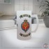 Welsh Guards 16oz Frosted Beer Stein (Military Insignia)