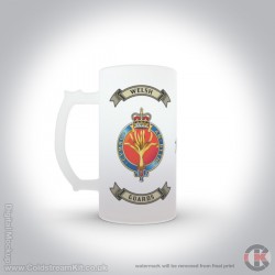 Welsh Guards 16oz Frosted Beer Stein (Military Insignia) Welsh Guards 16oz Frosted Beer Stein (Military Insignia)