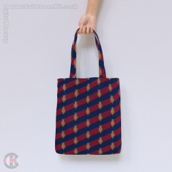 The Blues and Royals Blue Red Blue Tote Bag The Blues and Royals Blue Red Blue Tote Bag