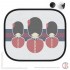 Coldstream Guards Tunic & Bearskin Car Shades PACK OF TWO