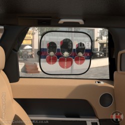 Coldstream Guards Tunic & Bearskin Car Shades PACK OF TWO Coldstream Guards Tunic & Bearskin Car Shades PACK OF TWO