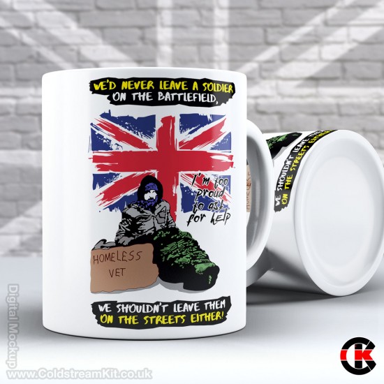 Supporting Homeless Veterans with G8 Property, Mug Design 5 of 5 (donation from each sale) 11oz Mug