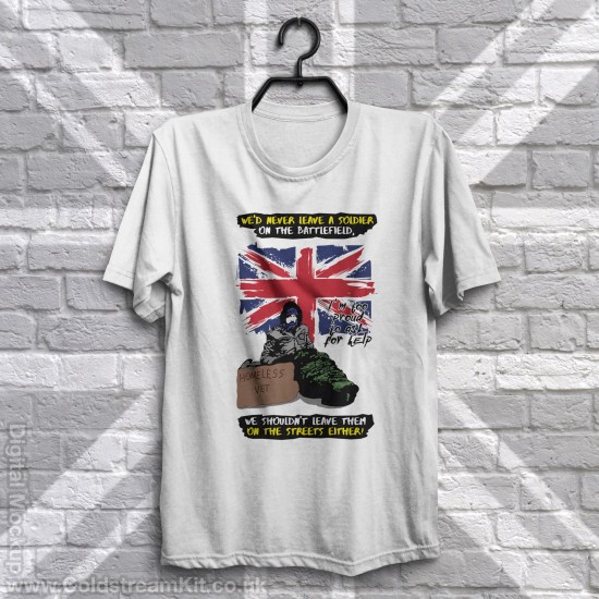 Supporting Homeless Veterans with G8 Property, T-Shirt Design 5 of 5 (donation from each sale)