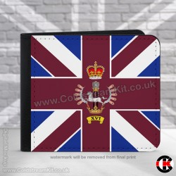 16 Company, Coldstream Guards, Company Bunting, 2 Fold Faux Leather Wallet 16 Company, Coldstream Guards, Company Bunting, 2 Fold Faux Leather Wallet