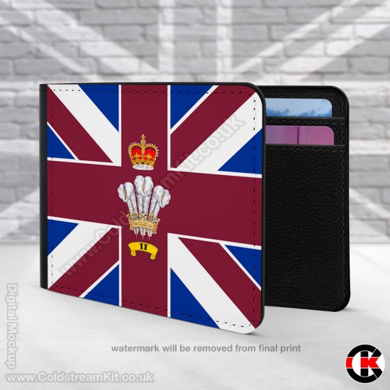 2 Company, 1st Bn Coldstream Guards, Company Bunting, 2 Fold Faux Leather Wallet