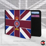 6 Company, Coldstream Guards, Company Bunting, 2 Fold Faux Leather Wallet 6 Company, Coldstream Guards, Company Bunting, 2 Fold Faux Leather Wallet