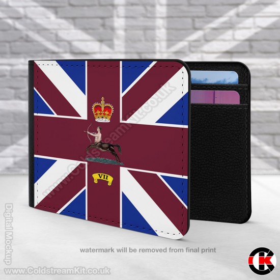 1 Company, 2nd Bn Coldstream Guards, Company Bunting, 2 Fold Faux Leather Wallet
