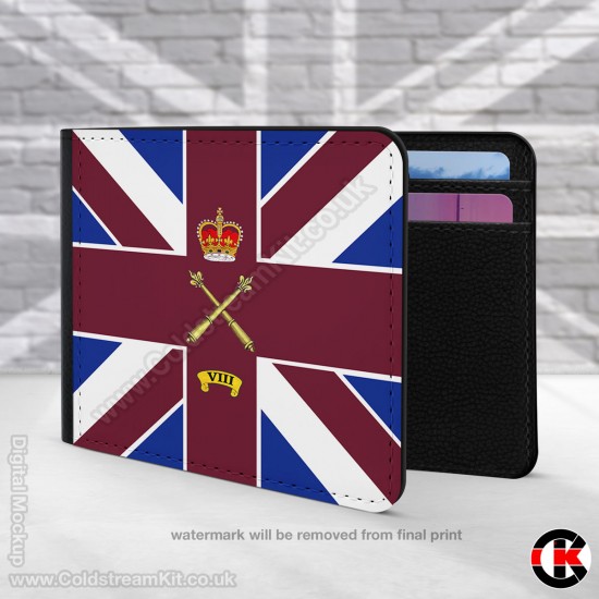 8 Company, Coldstream Guards, Company Bunting, 2 Fold Faux Leather Wallet