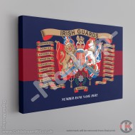 Irish Guards Battle Honours Canvas (Emblazon) FREE Personalisation Irish Guards Battle Honours Canvas (Emblazon) FREE Personalisation