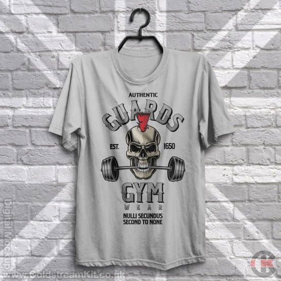 Guards Gym Wear, Skull (Mohican) T-Shirt (Coldstream Guards)