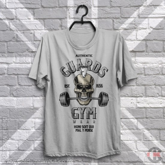 Guards Gym Wear, Skull (Mohican) T-Shirt (Grenadier Guards)