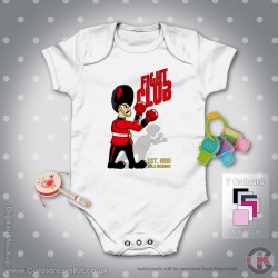 Coldstream Guards Baby Grow - Short Sleeve Baby Bodysuit, Fight Club Design