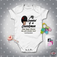 My Grandad is a Guardsman, Coldstream Guards Baby Grow - Short Sleeve Baby Bodysuit. My Grandad is a Guardsman, Coldstream Guards Baby Grow - Short Sleeve Baby Bodysuit.