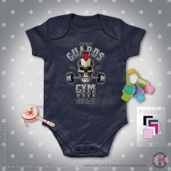 Coldstream Guards Baby Grow - Short Sleeve Baby Bodysuit, Guards Gym, Mohican Design Coldstream Guards Baby Grow - Short Sleeve Baby Bodysuit, Guards Gym, Mohican Design