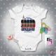 Guards Baby Grow - Short Sleeve Baby Bodysuit, Eggshell Heroes Design