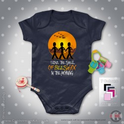 Guards Baby Grow - Short Sleeve Baby Bodysuit, Beeswax Design Guards Baby Grow - Short Sleeve Baby Bodysuit, Beeswax Design
