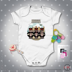 Grenadier Guards Personalised Baby Grow - Short Sleeve Baby Bodysuit, 3 Wise Monkeys Design Grenadier Guards Personalised Baby Grow - Short Sleeve Baby Bodysuit, 3 Wise Monkeys Design