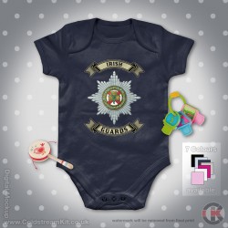 Irish Guards Baby Grow - Short Sleeve Baby Bodysuit, Irish Guards Design Irish Guards Baby Grow - Short Sleeve Baby Bodysuit, Irish Guards Design