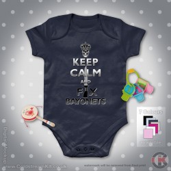 Guards Baby Grow - Short Sleeve Baby Bodysuit, Keep Calm (SA80) Design Guards Baby Grow - Short Sleeve Baby Bodysuit, Keep Calm (SA80) Design