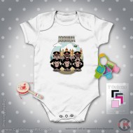 Scots Guards Personalised Baby Grow - Short Sleeve Baby Bodysuit, 3 Wise Monkeys Design Scots Guards Personalised Baby Grow - Short Sleeve Baby Bodysuit, 3 Wise Monkeys Design