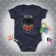 Scots Guards Personalised Baby Grow - Short Sleeve Baby Bodysuit, Egg Soldiers Design