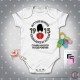 Welsh Guards Baby Grow - Short Sleeve Baby Bodysuit, Buttons in Fives Design