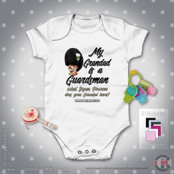 My Grandad is a Guardsman, Welsh Guards Baby Grow - Short Sleeve Baby Bodysuit. My Grandad is a Guardsman, Welsh Guards Baby Grow - Short Sleeve Baby Bodysuit.