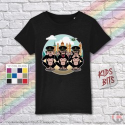 FOR KIDS: 3 Wise Monkeys, Welsh Guards - See, Hear, Speak no Evil KIDS T-Shirt (3-14 years) FOR KIDS: 3 Wise Monkeys, Welsh Guards - See, Hear, Speak no Evil KIDS T-Shirt (3-14 years)