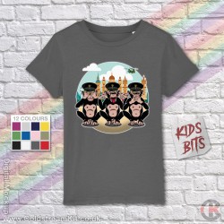 FOR KIDS: 3 Wise Monkeys, Welsh Guards - See, Hear, Speak no Evil KIDS T-Shirt (3-14 years) FOR KIDS: 3 Wise Monkeys, Welsh Guards - See, Hear, Speak no Evil KIDS T-Shirt (3-14 years)