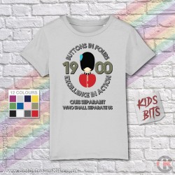 FOR KIDS: Irish Guards, Buttons in Fours KIDS T-Shirt (3-14 years) FOR KIDS: Irish Guards, Buttons in Fours KIDS T-Shirt (3-14 years)