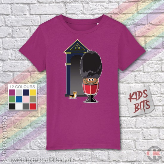 FOR KIDS: Boiled Egg Sentry, Scots Guards KIDS T-Shirt (3-14 years)