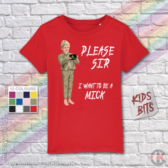 FOR KIDS: Oliver with a Twist, Irish Guards, Parody Design KIDS T-Shirt (3-14 years)