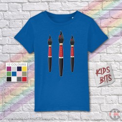 FOR KIDS: Regimental Paintbrushes, Coldstream Guards KIDS T-Shirt (3-14 years)
