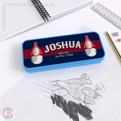 Blues and Royals Personalised Pencil Tin - Bearskin and Tunic Design