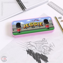 Grenadier Guards Personalised Pencil Tin - Egg Soldiers Design Grenadier Guards Personalised Pencil Tin - Egg Soldiers Design