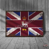 3 Company, 1st Bn Coldstream Guards, VINTAGE Company Bunting, Metal Sign 3 Company, 1st Bn Coldstream Guards, VINTAGE Company Bunting, Metal Sign