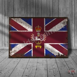 16 Company, Coldstream Guards, VINTAGE Company Bunting, Metal Sign 16 Company, Coldstream Guards, VINTAGE Company Bunting, Metal Sign